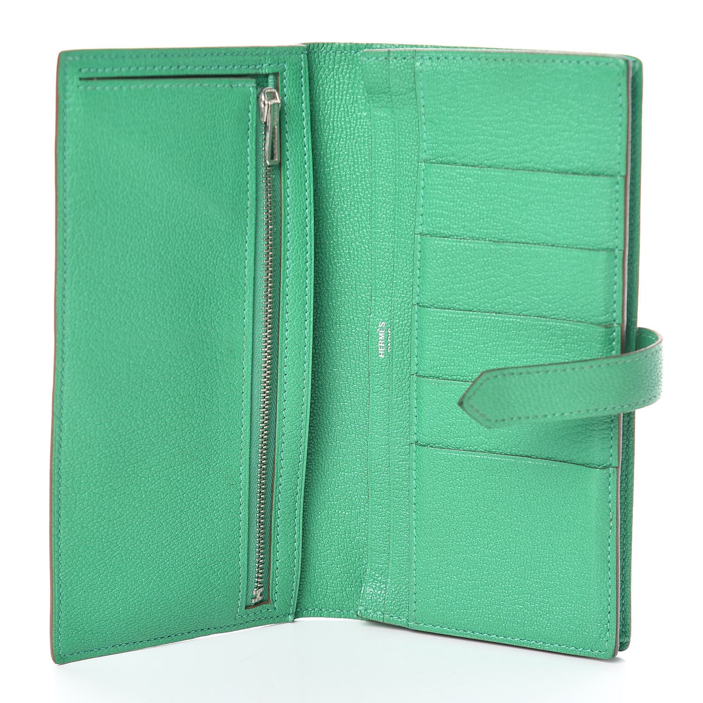 Chevre Mysore Bearn Wallet Menthe
