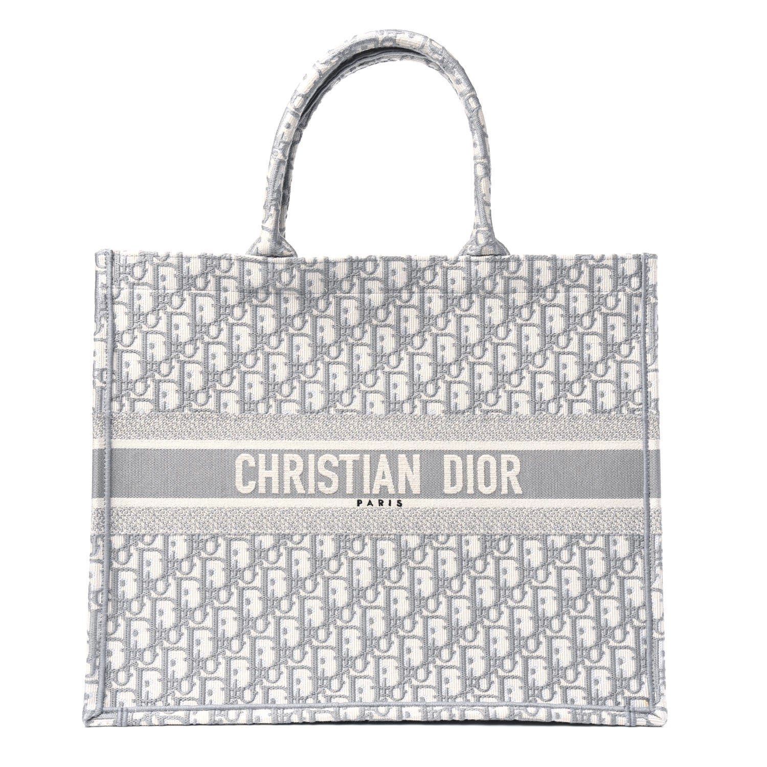 Christian Dior Oblique Large Book Tote Grey 1 of 11