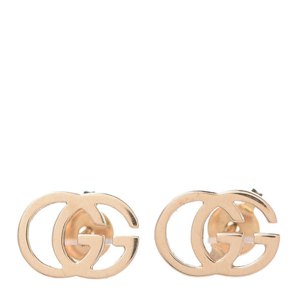 Gucci 18K Yellow Gold GG Tissue Stud Earrings 1 of 7