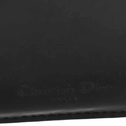 Christian Dior Patent Cannage Lady Dior Card Holder Black 6 of 7