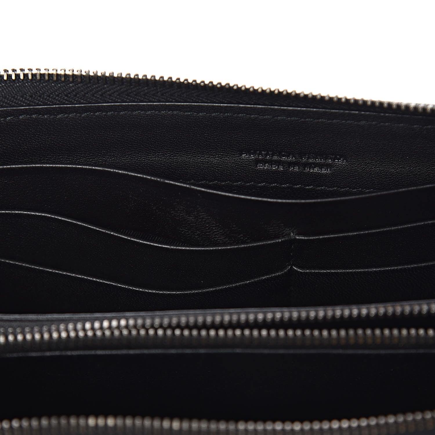 Bottega Veneta Nappa Intrecciato Zip Around Wallet Black 8 of 9