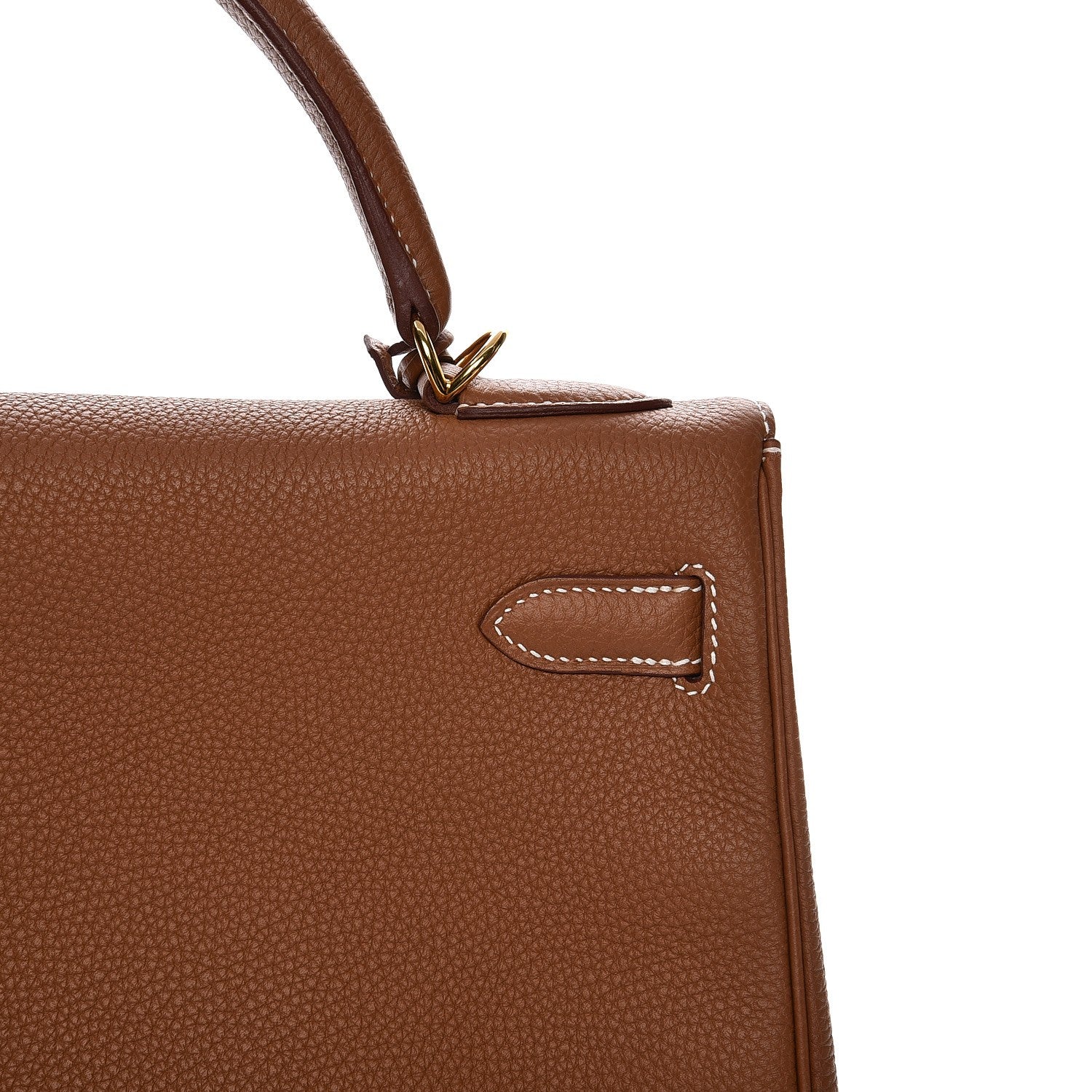 Hermes Togo Kelly Retourne 32 Gold 27 of 36