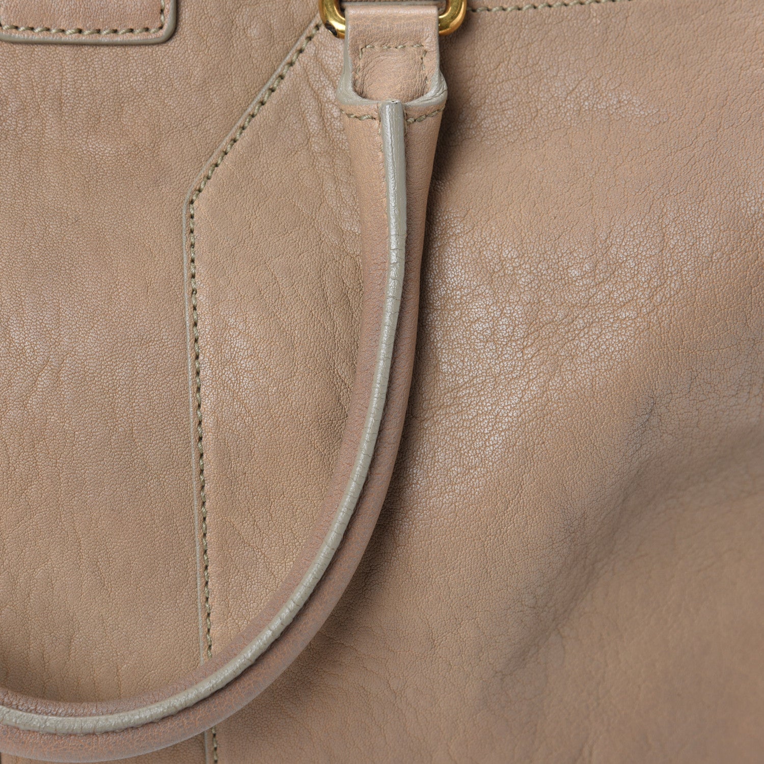 Saint Laurent Sheepskin Medium Cabas ChYc Beige 12 of 15