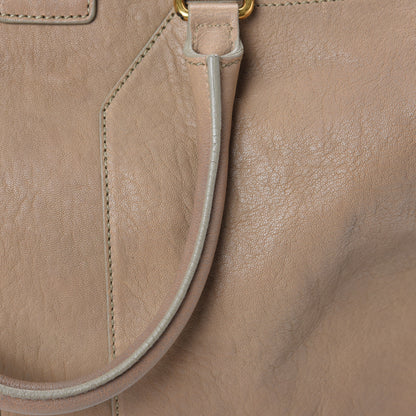 Saint Laurent Sheepskin Medium Cabas ChYc Beige 12 of 15