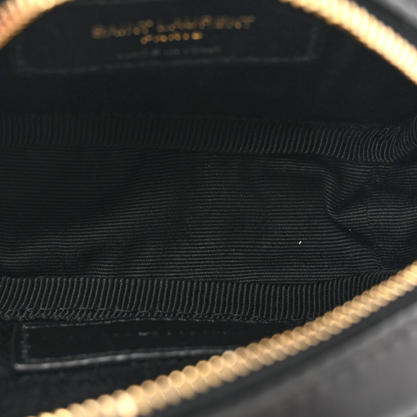 Lambskin Quilted Lolita Cosmetic Pouch Black