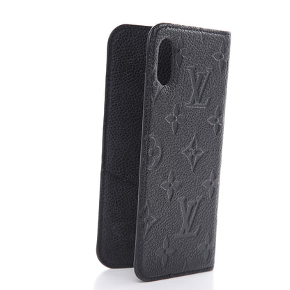 Louis Vuitton Empreinte iPhone X/XS Folio Case Black 3 of 10