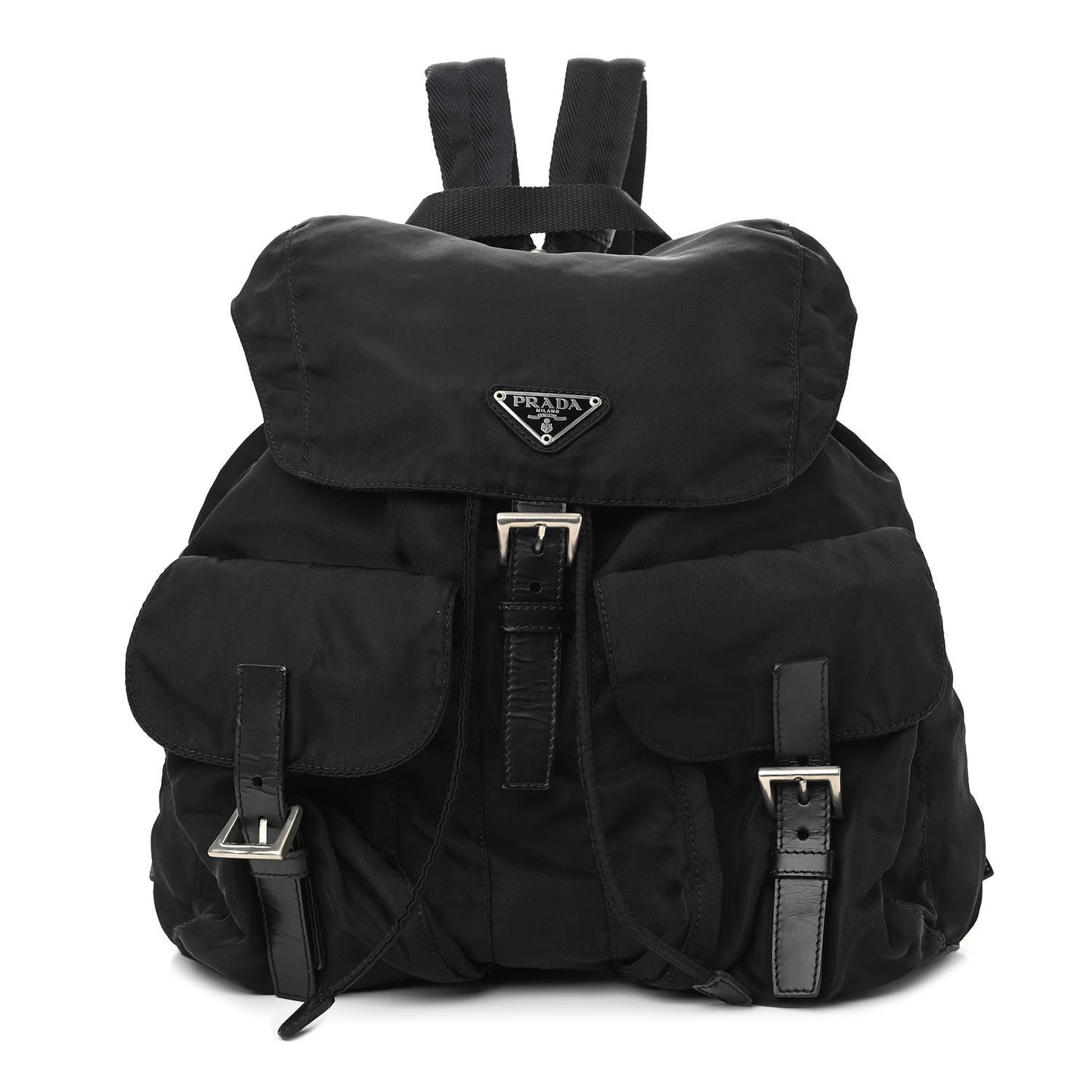 Tessuto Nylon Vela Small Backpack Black