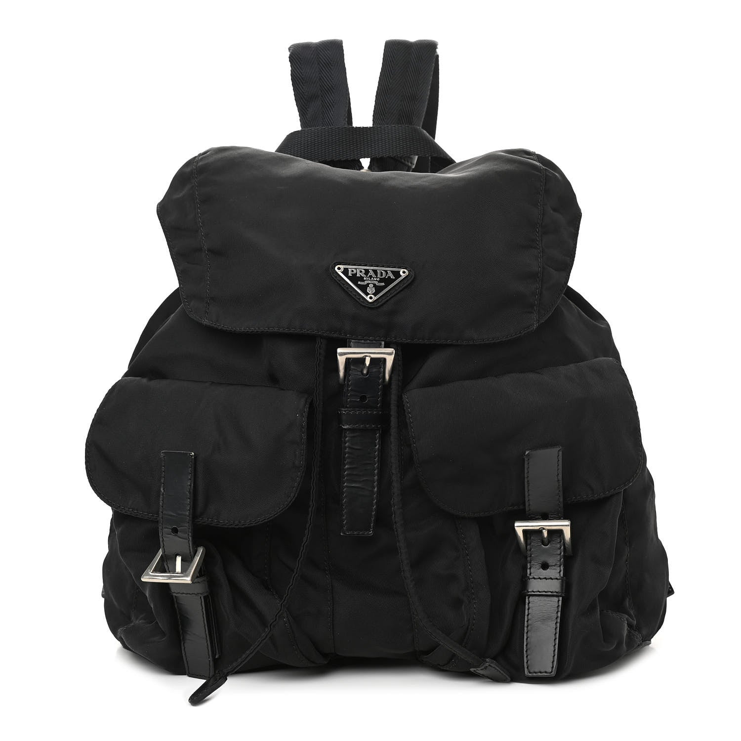 Prada Tessuto Nylon Vela Small Backpack Black 1 of 10