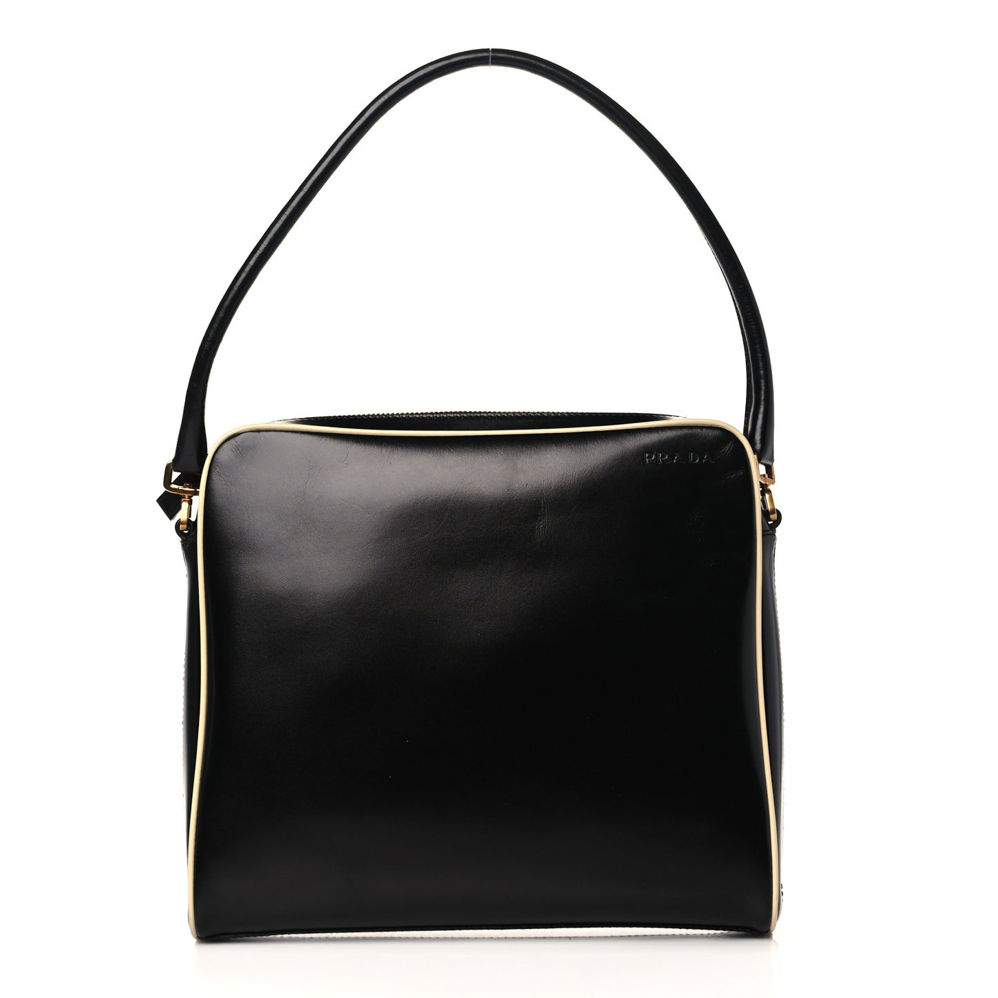 Vitello Drive Shoulder Bag Black
