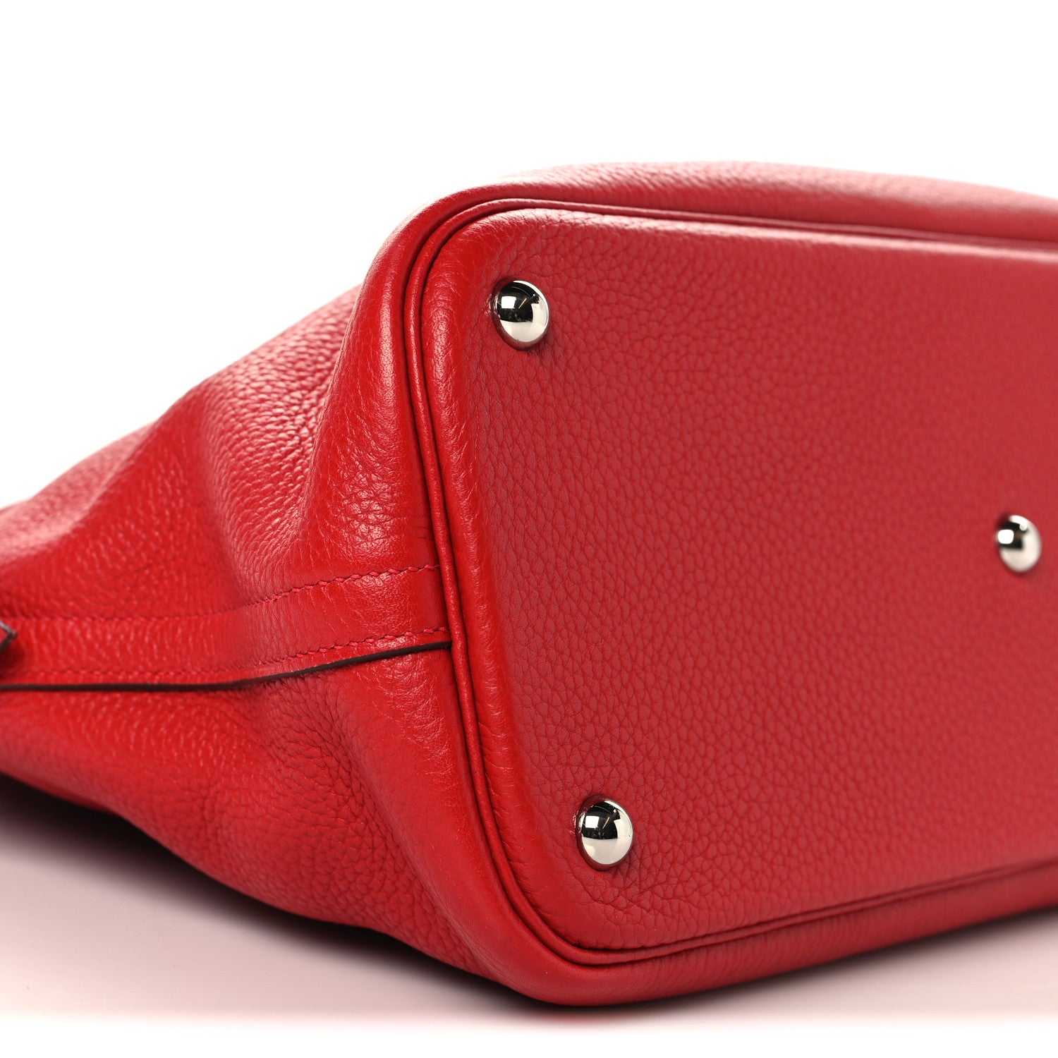 Hermes Taurillon Clemence Bolide 35 Rouge Casaque 8 of 9