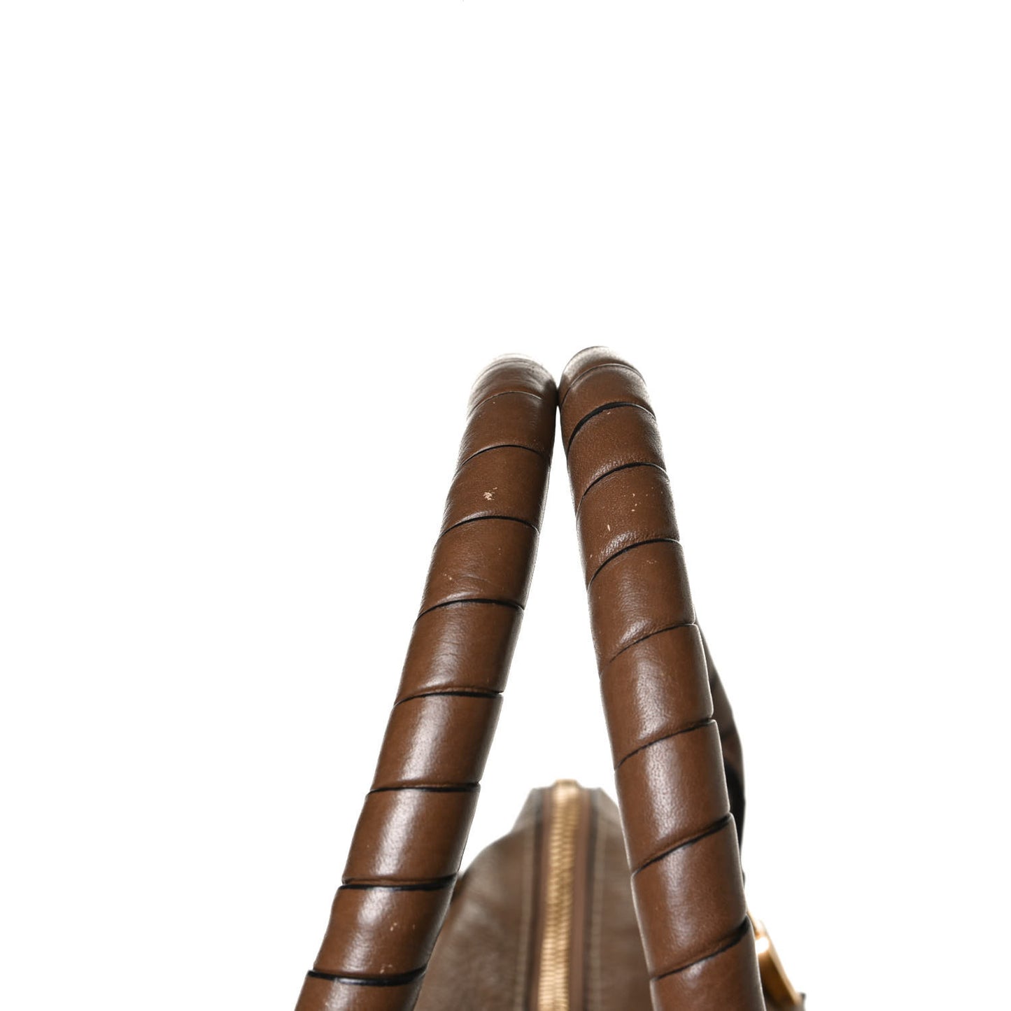 Calfskin Large Marcie Satchel Nut