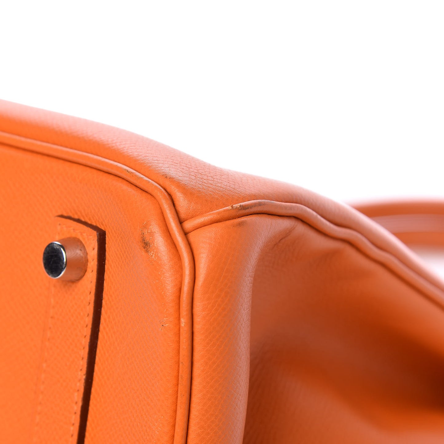 Epsom Birkin 35 Orange