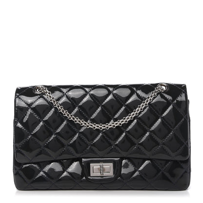 Chanel Patent Quilted 2.55 Reissue 227 Flap Dark Blue 1 of 10