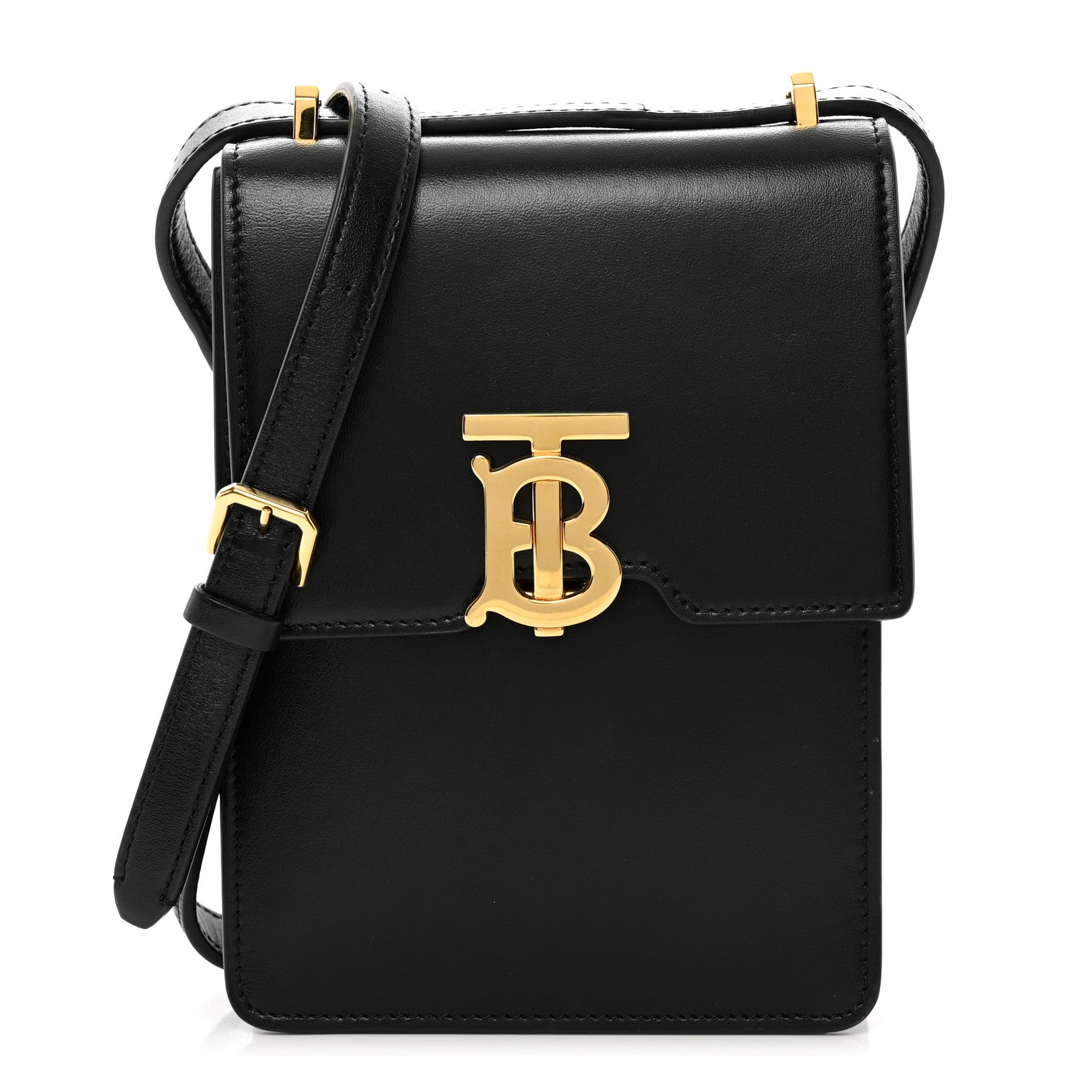 Burberry Smooth Calfskin TB Robin Bag Black 1 of 11