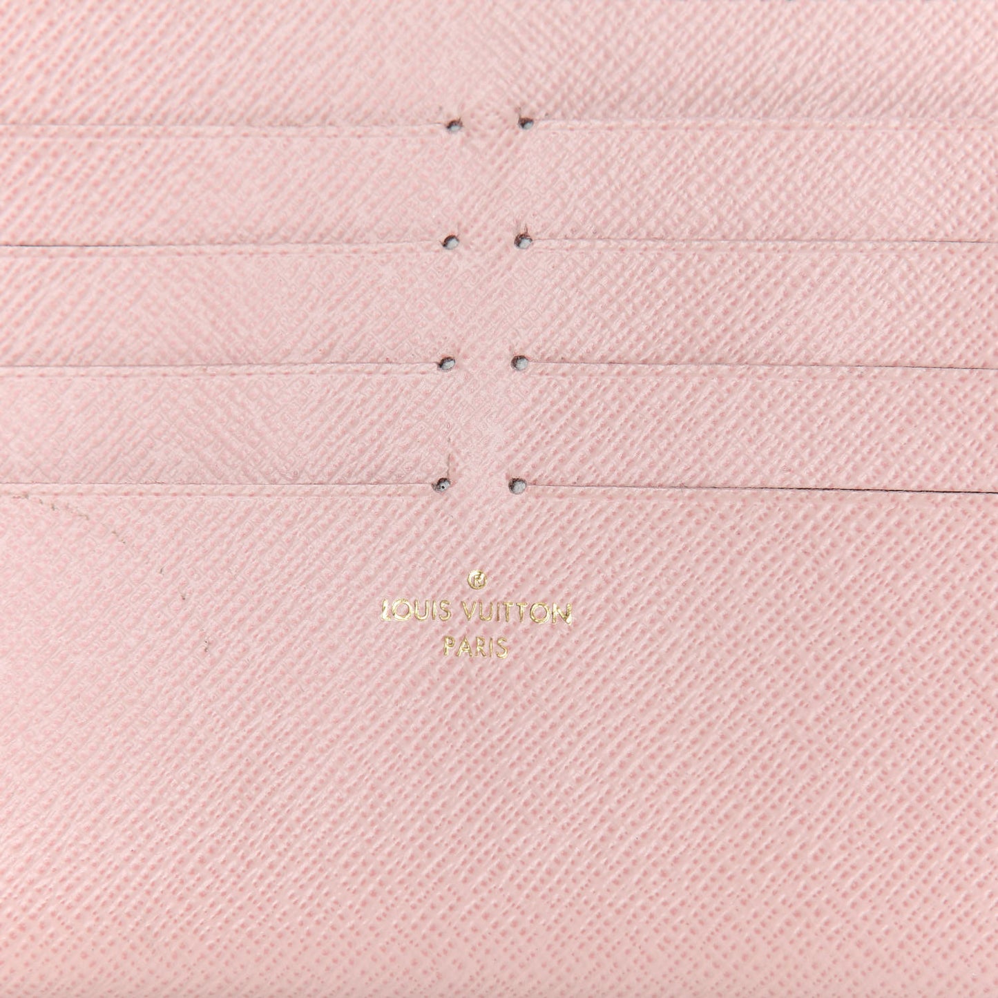 Calfskin Felicie Card Holder Insert Rose Ballerine