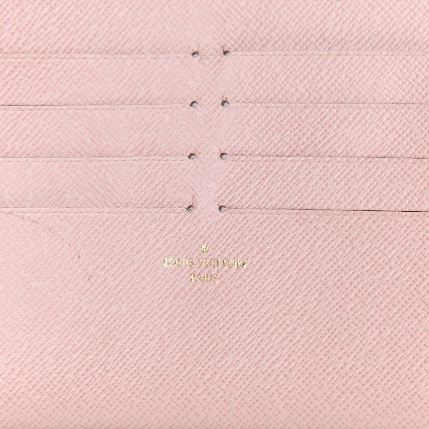 Louis Vuitton Calfskin Felicie Card Holder Insert Rose Ballerine 6 of 6