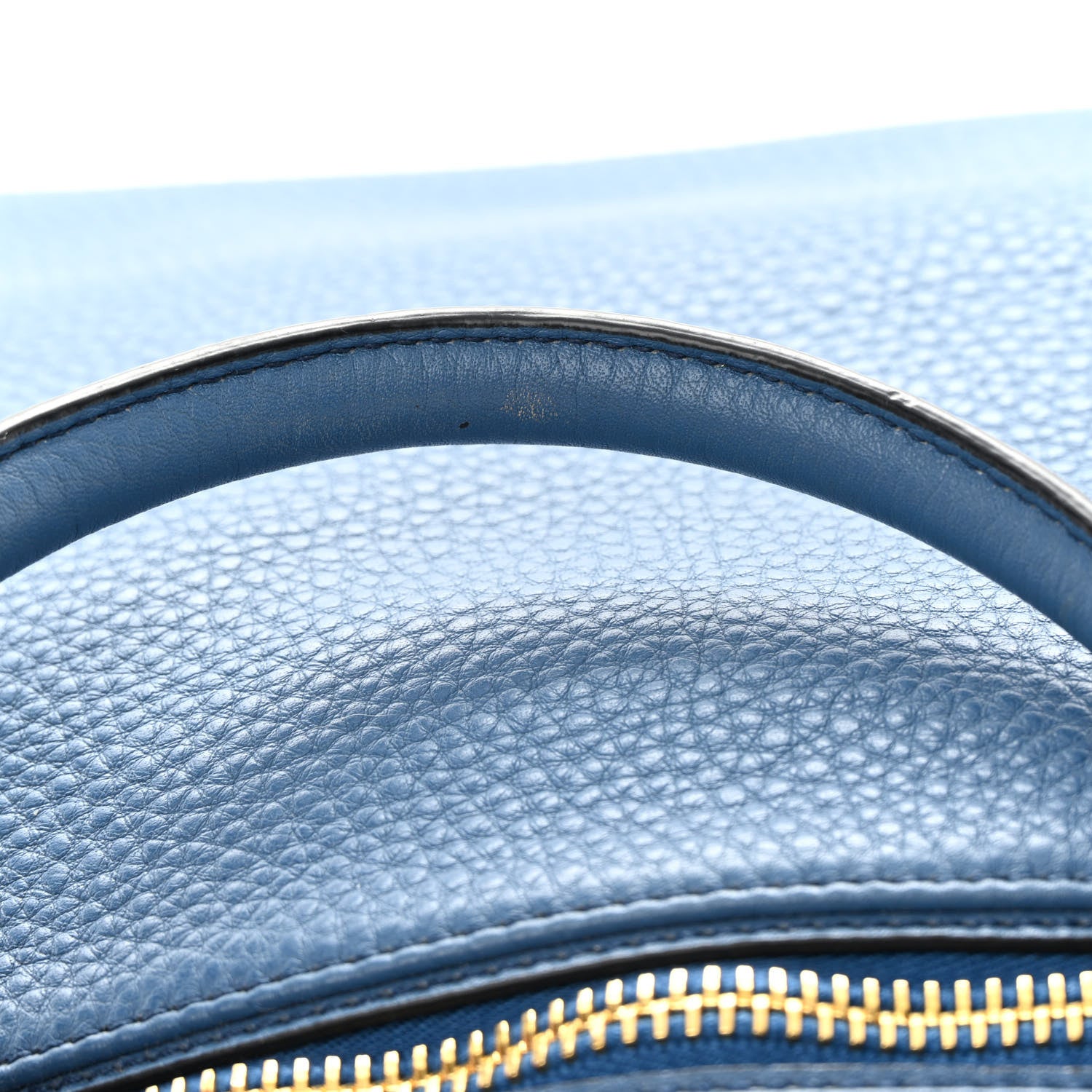 Prada Vitello Daino Shopping Tote Inchiostro 14 of 15