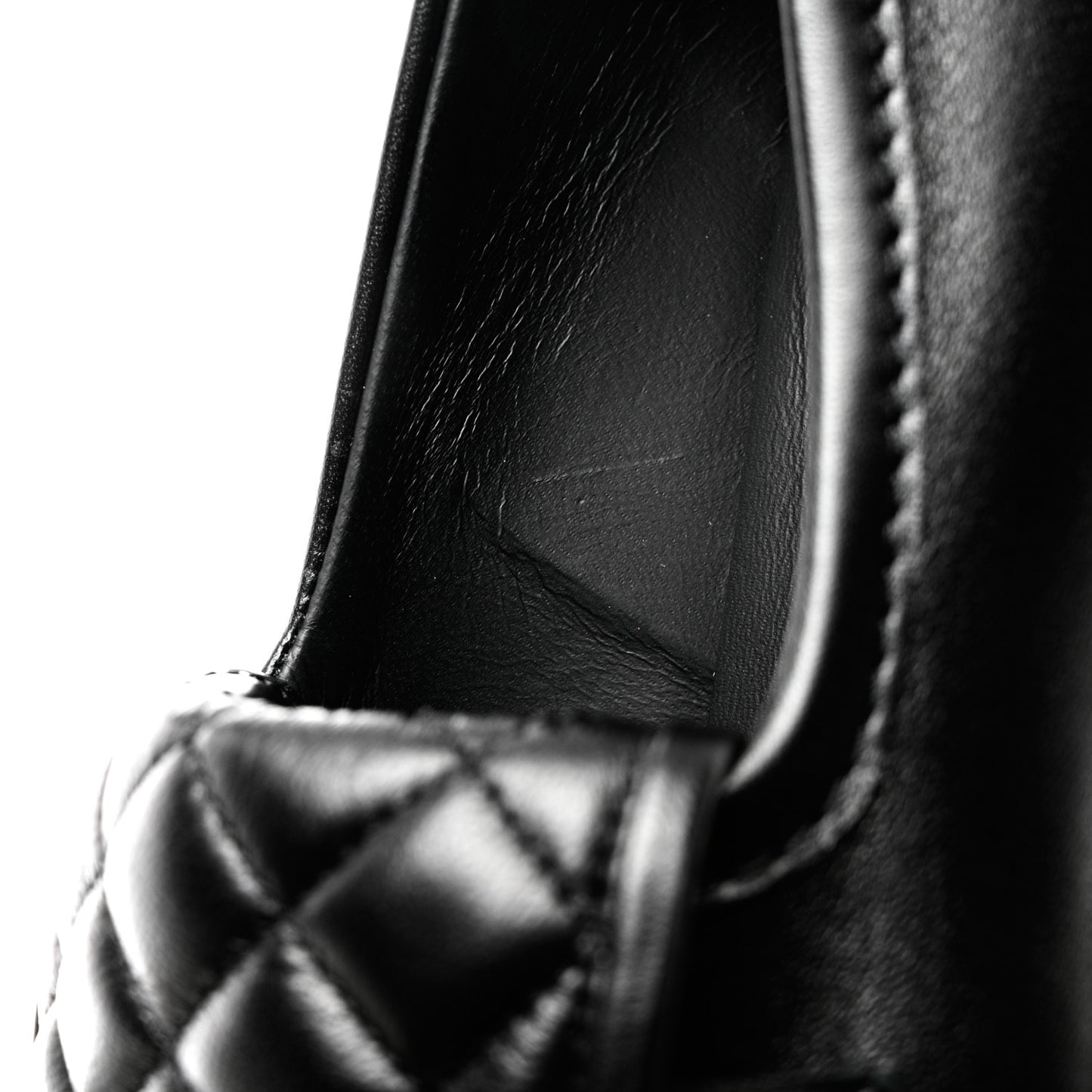 Lambskin Quilted CC Turnlock Loafers 37.5 Black