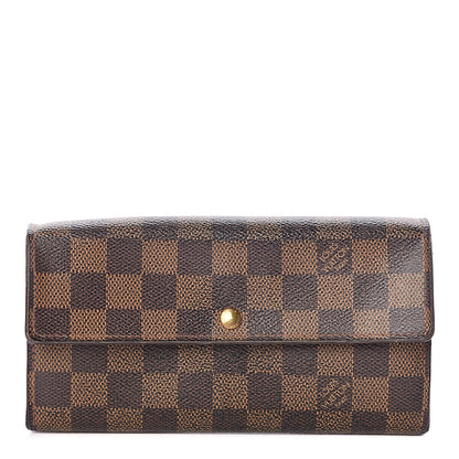 Louis Vuitton Damier Ebene Sarah Wallet 1 of 12