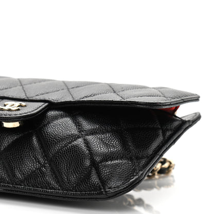 Chanel Caviar Fabric Graffiti Foldable Tote Bag With Chain Black Multicolor 17 of 18