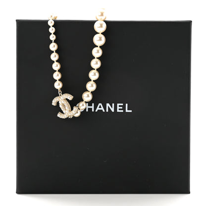 Chanel Pearl CC 100th Anniversary Necklace Light Gold 7 of 7