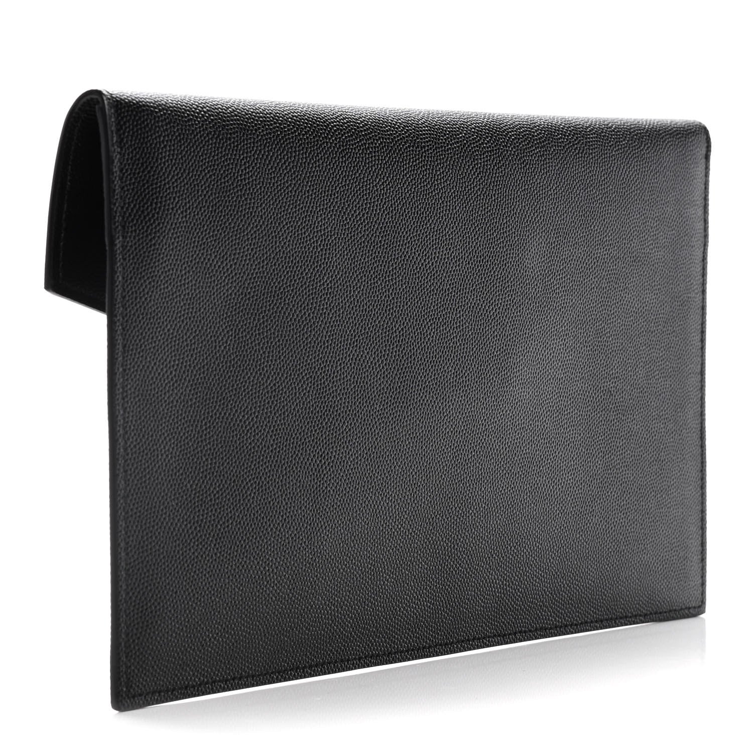 Saint Laurent Grain De Poudre Uptown Pouch Black 3 of 9