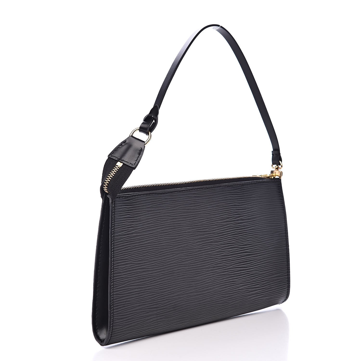Louis Vuitton Epi Pochette Accessories 24 Black 3 of 7