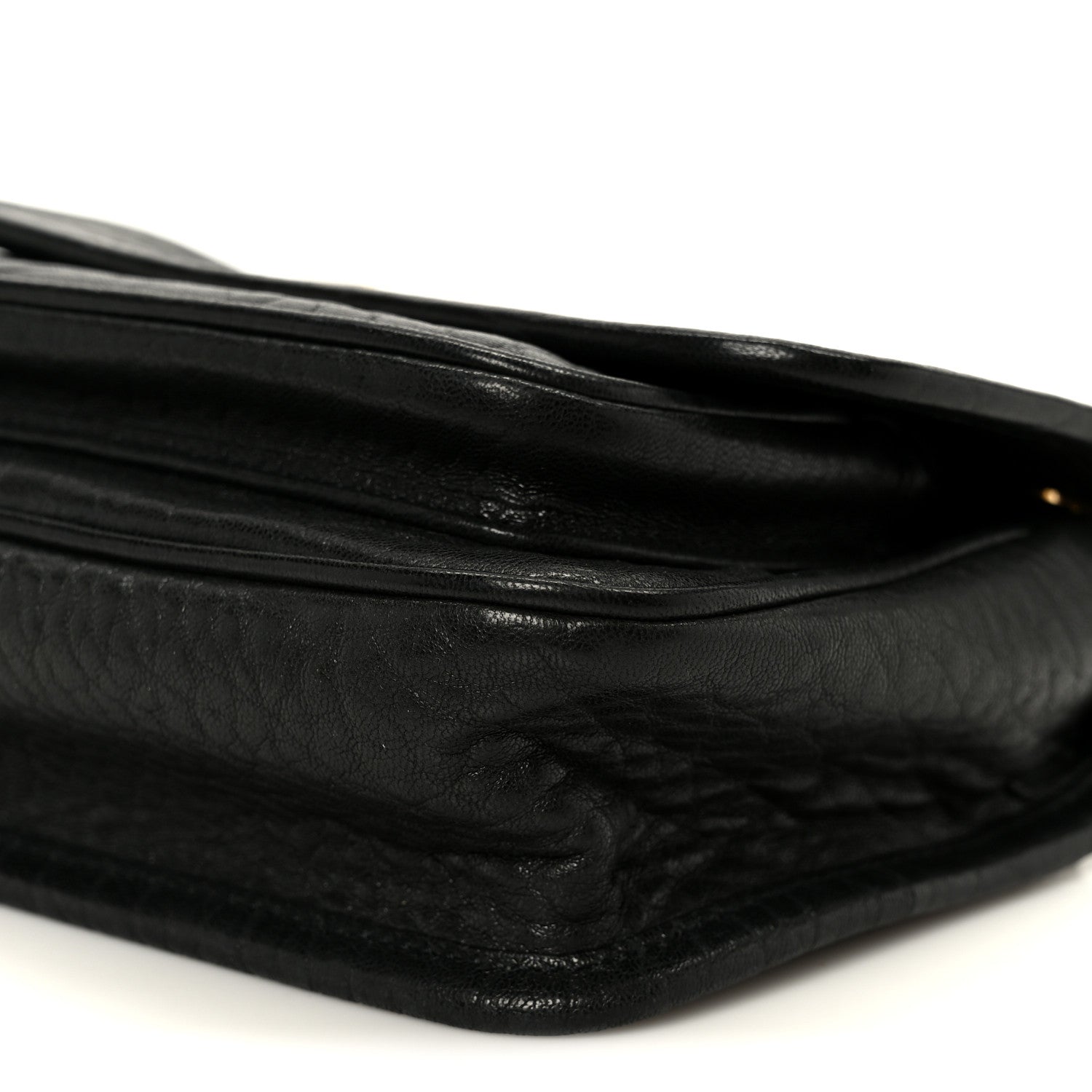 Saint Laurent Grained Lambskin Monogram Mini Niki Chain Satchel Black 10 of 11