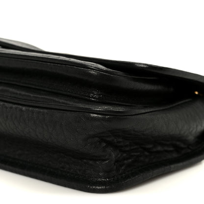 Saint Laurent Grained Lambskin Monogram Mini Niki Chain Satchel Black 10 of 11