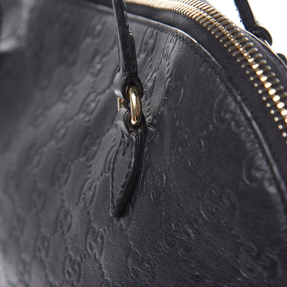 Gucci Guccissima Medium Bree Shoulder Bag Black 17 of 24
