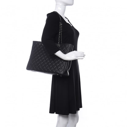 Chanel Caviar Quilted Large Classic Shopping Tote Black 2 of 10