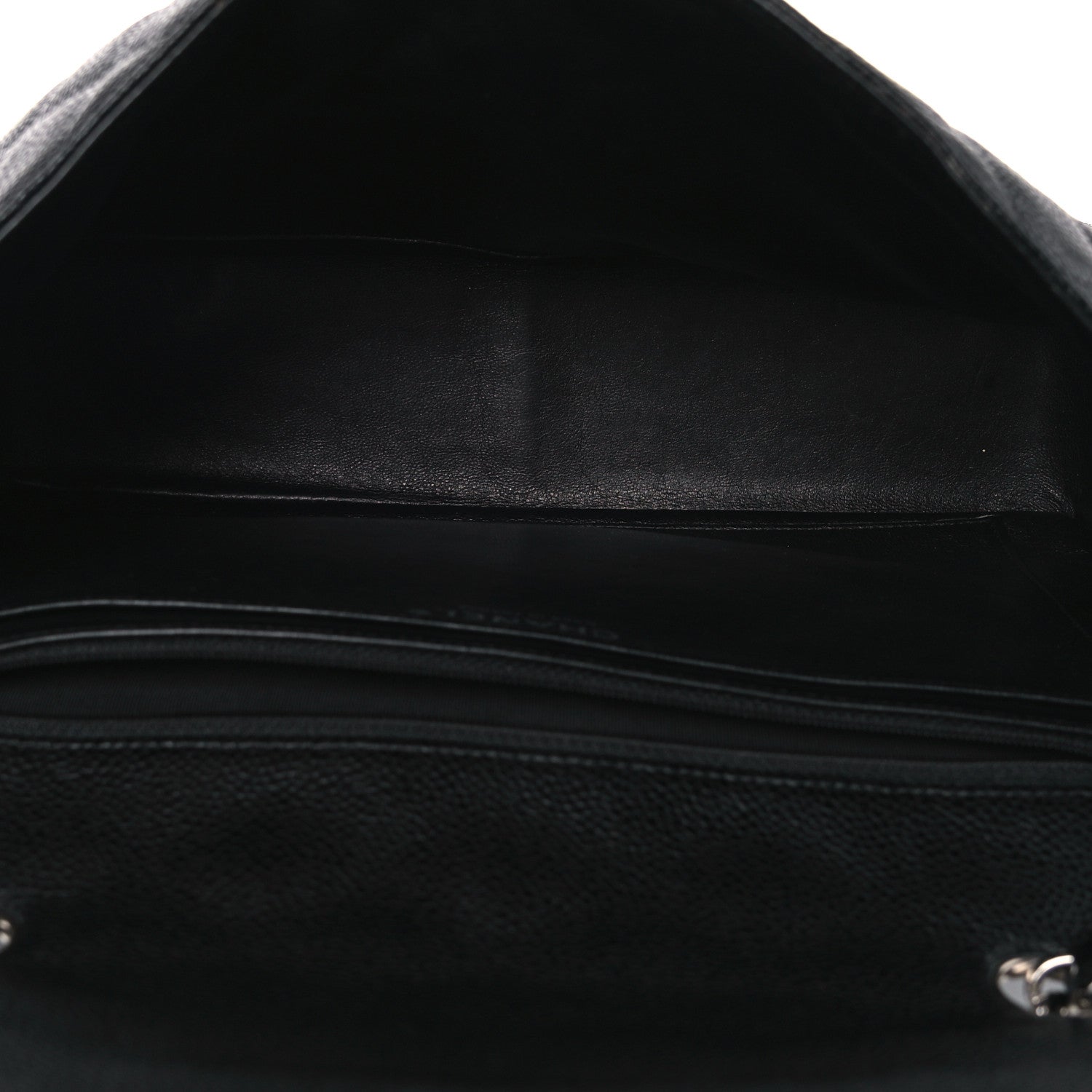 Chanel Caviar Quilted Jumbo Single Flap Black 5 of 13