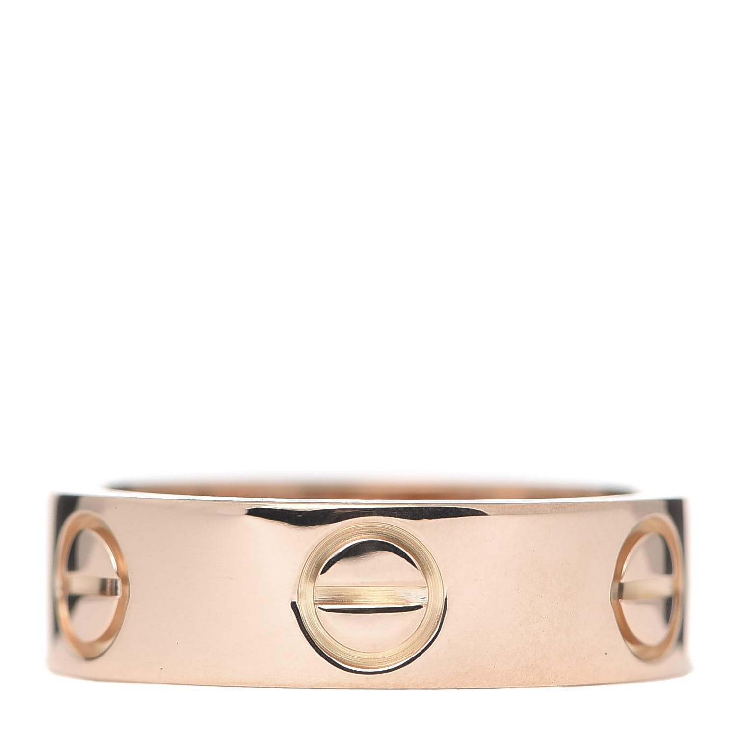 Cartier 18K Pink Gold 5.5mm LOVE Ring 49 4.75 1 of 4