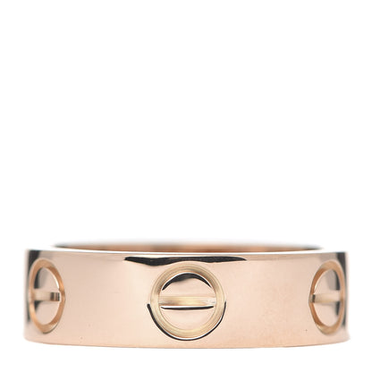 Cartier 18K Pink Gold 5.5mm LOVE Ring 49 4.75 1 of 4