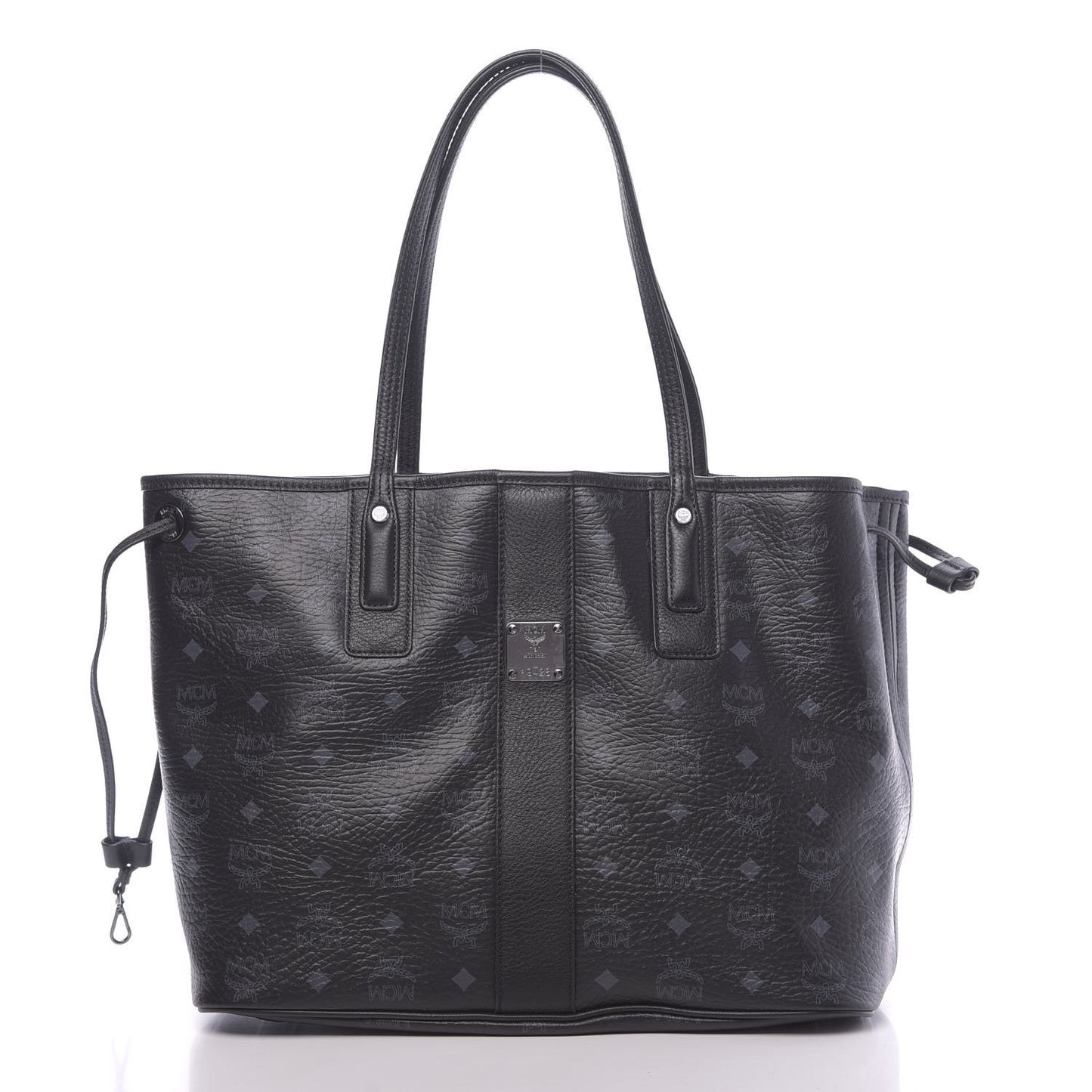 Visetos Medium Liz Reversible Shopper Tote Black