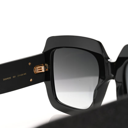 Gucci Acetate Square Frame Sunglasses GG0102S Black 6 of 11