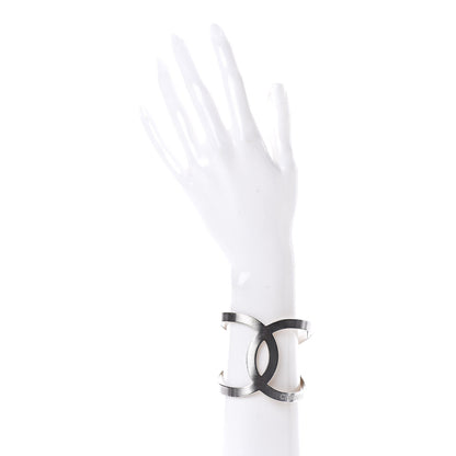 Chanel Metal CC Cuff Silver 2 of 4