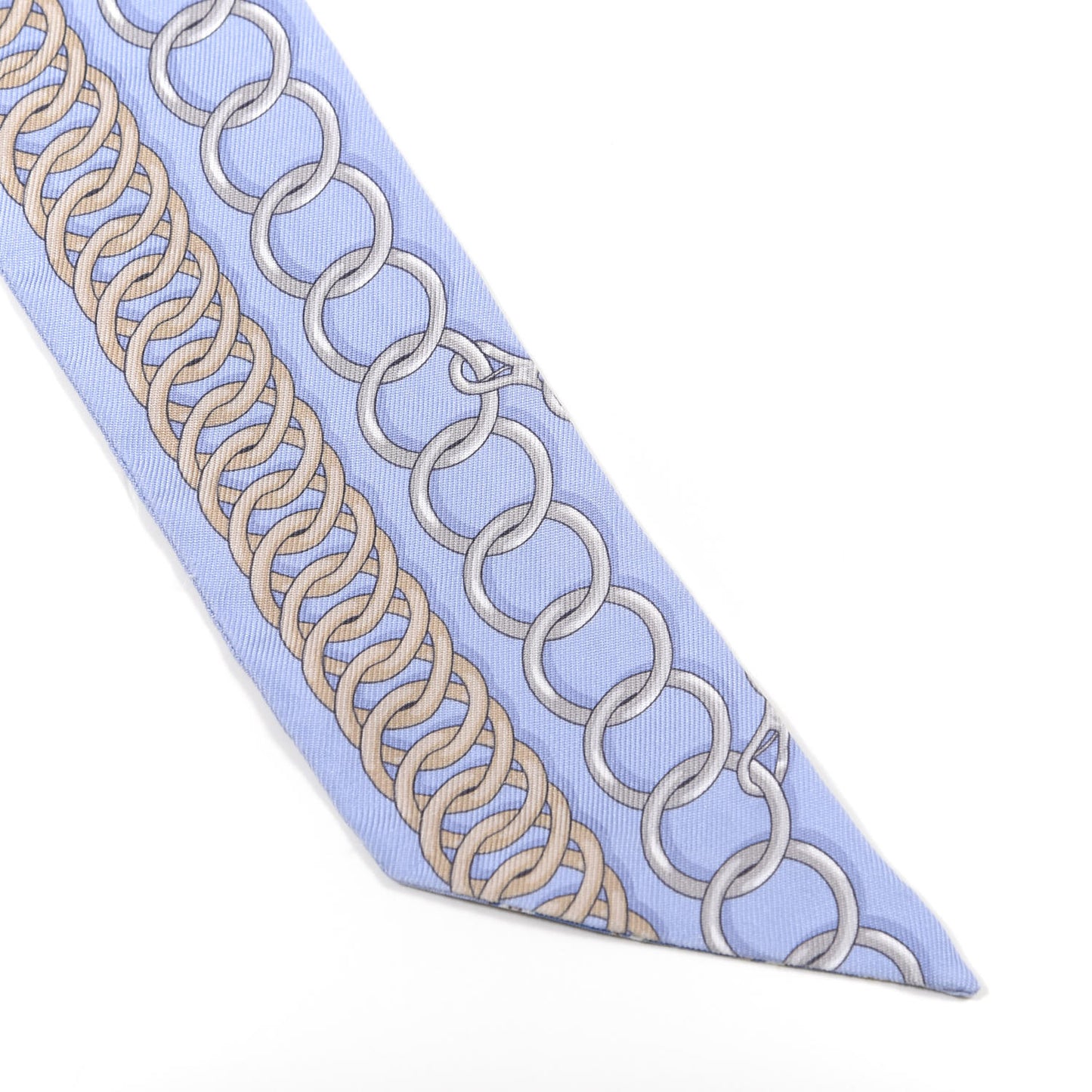 Silk Maillons Twilly Ciel Bleu Roy Beige