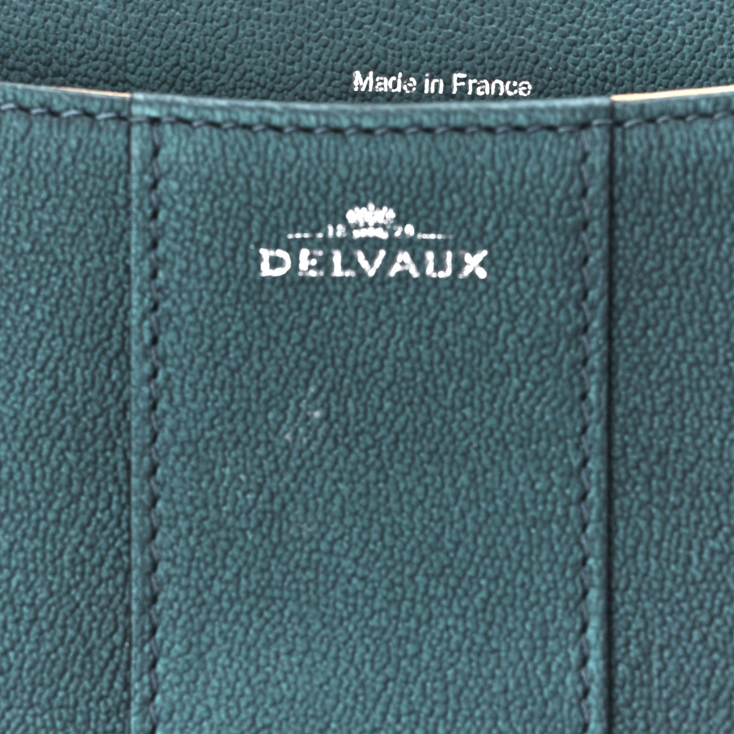 Delvaux Metallic Rodeo Calfskin Mini Brillant Satchel Peacock 8 of 13