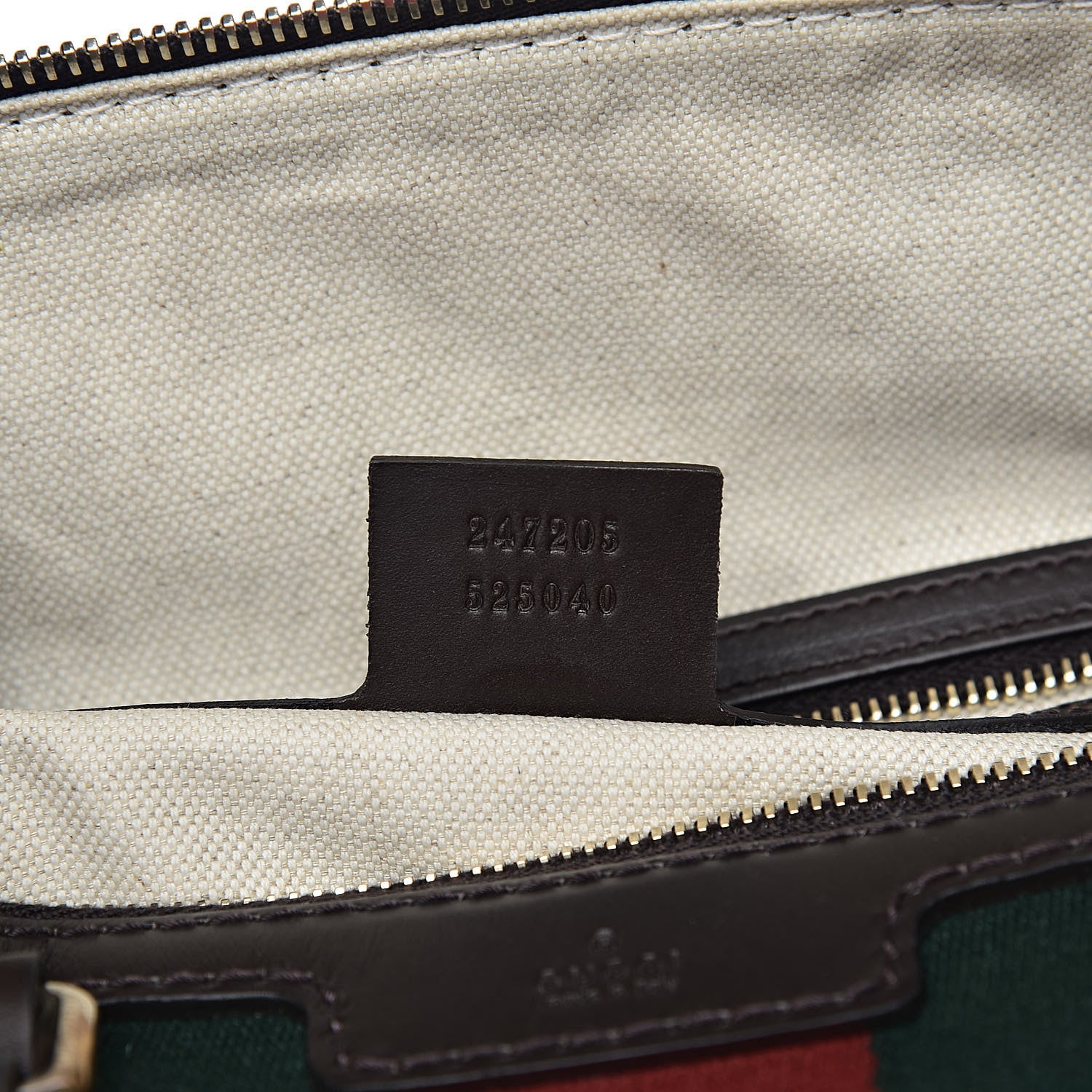 Gucci Monogram Vintage Web Medium Boston Dark Brown 7 of 10