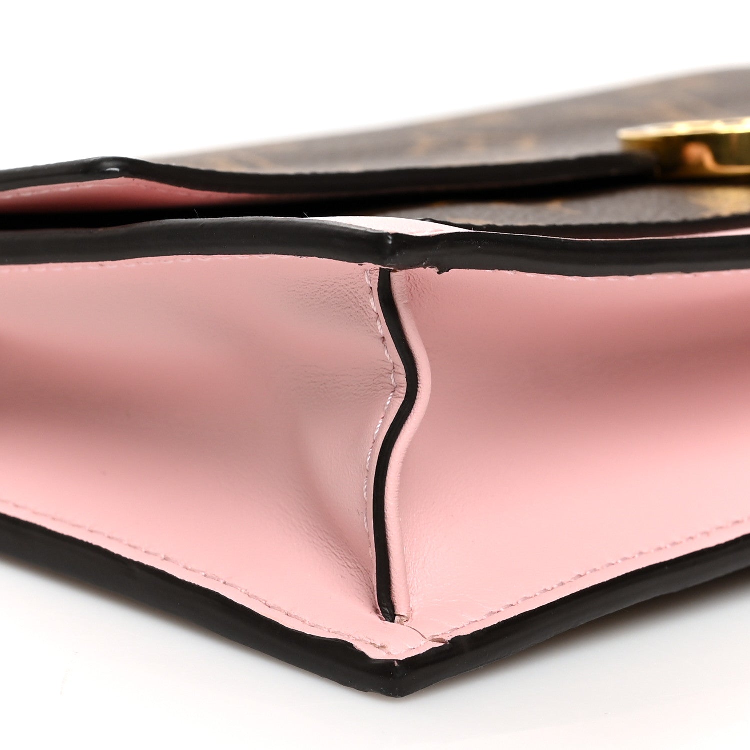Louis Vuitton Monogram Flore Chain Wallet Rose Ballerine 9 of 10