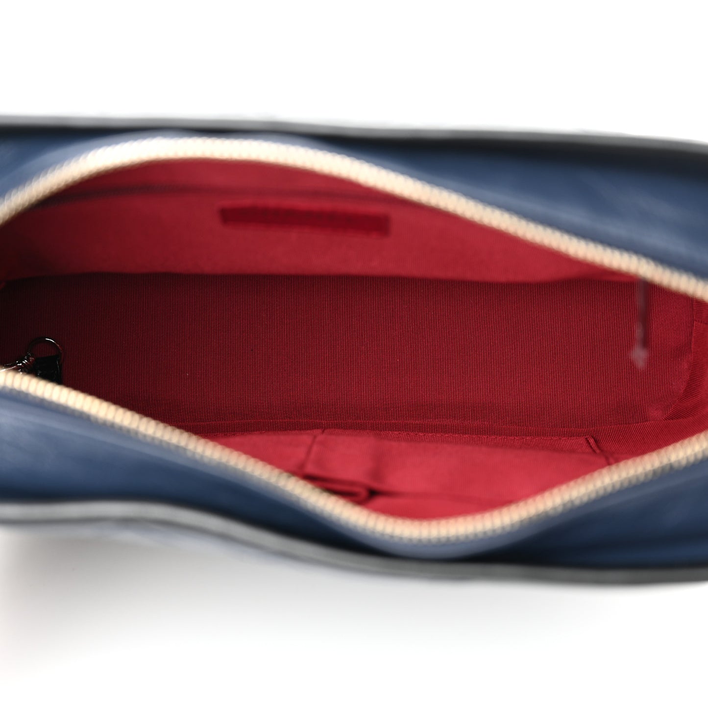 Aged Calfskin Quilted Medium Gabrielle Hobo Navy Black