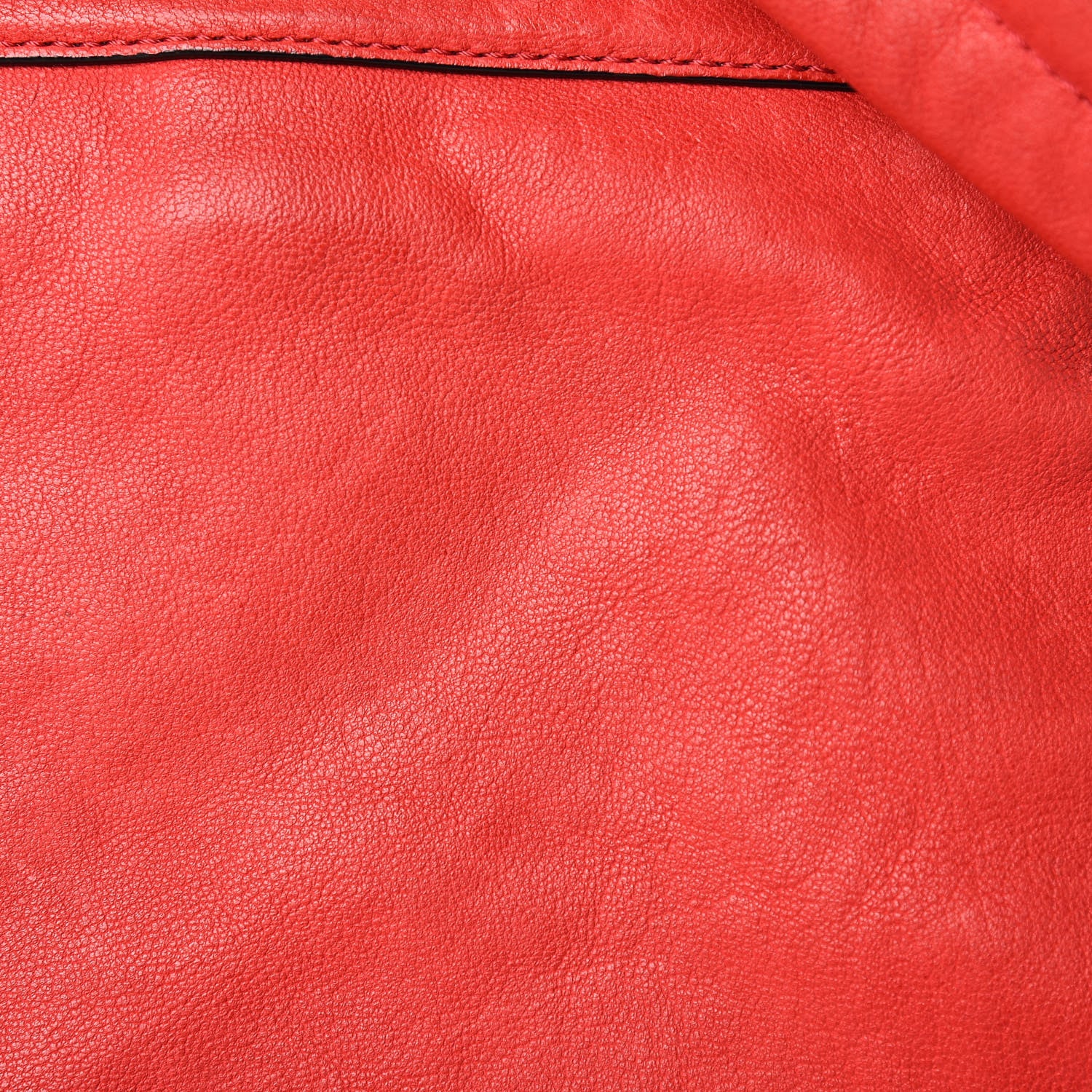 MCM Lambskin Fox Fur Small Stark Insignia Backpack Red 16 of 18