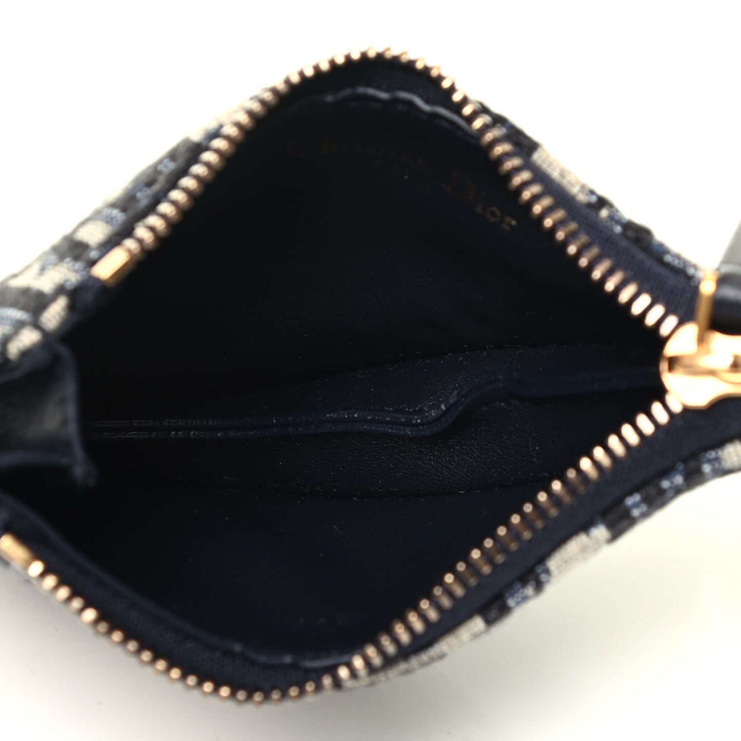 Oblique Saddle Coin Purse Blue