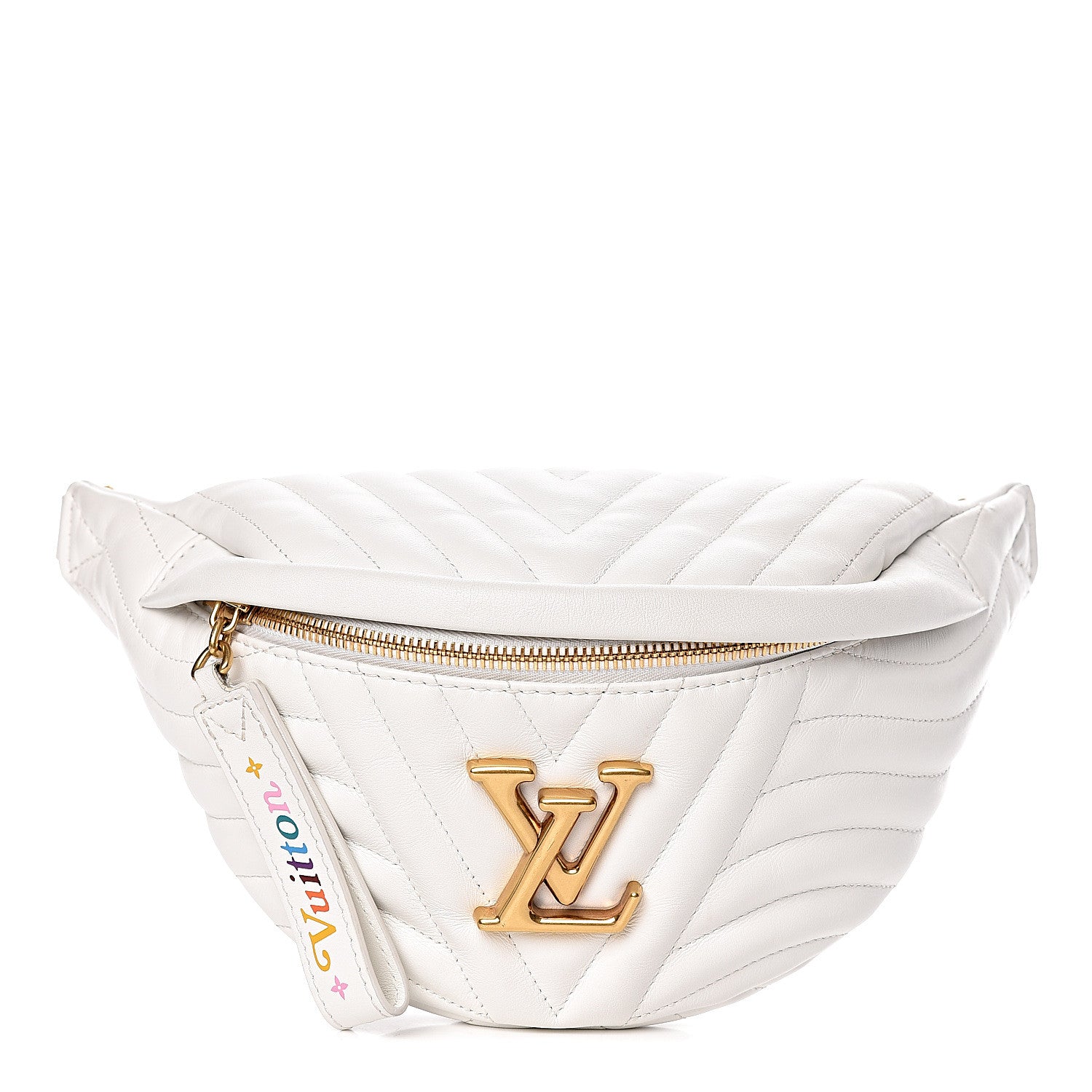 Louis Vuitton Calfskin New Wave Bumbag Snow 1 of 13