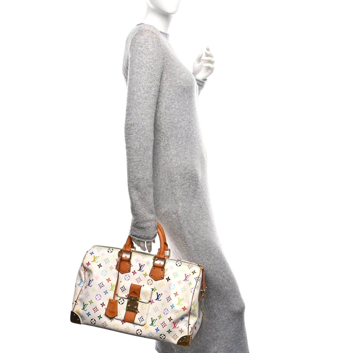 Monogram Multicolor Speedy 40 White
