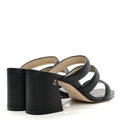 Jimmy Choo Nappa Auna 65 Mule Sandals 41 Black 4 of 8