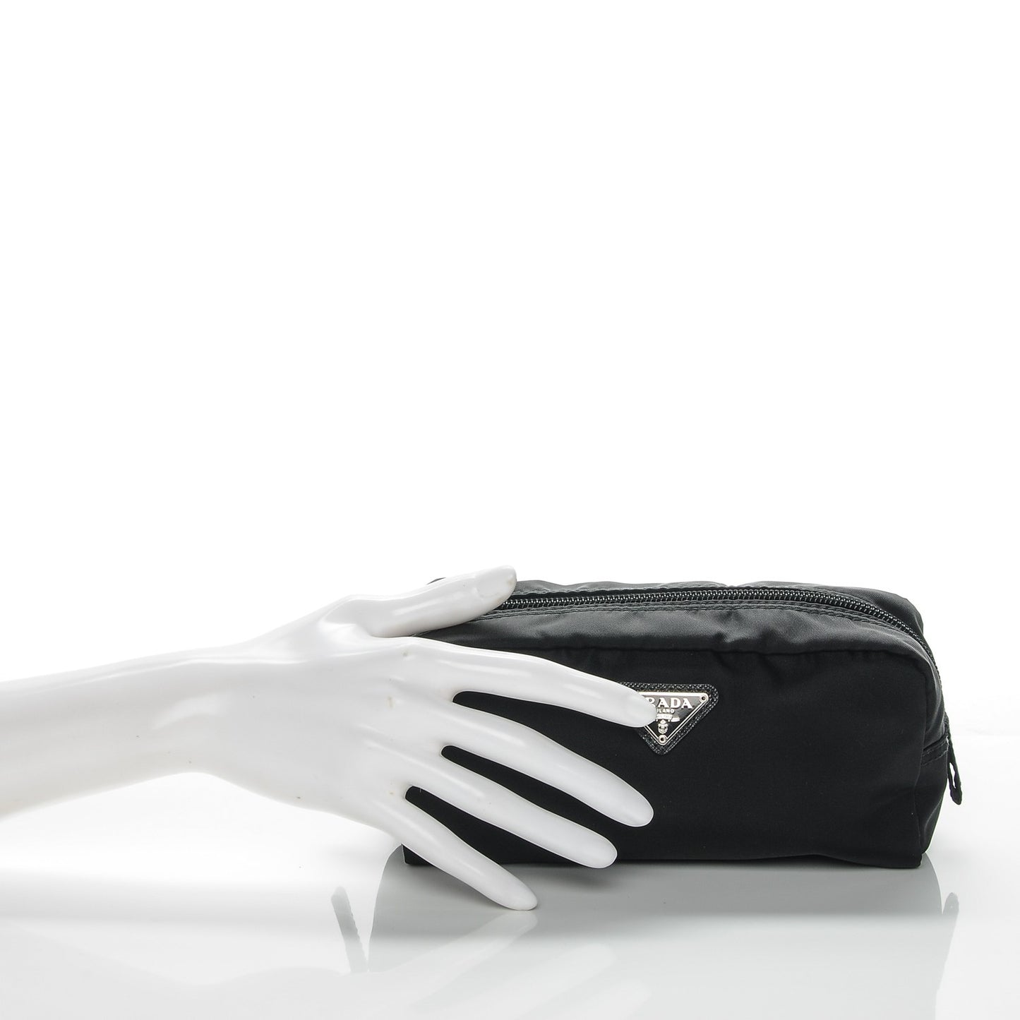 Nylon Vela Cosmetic Pouch Black