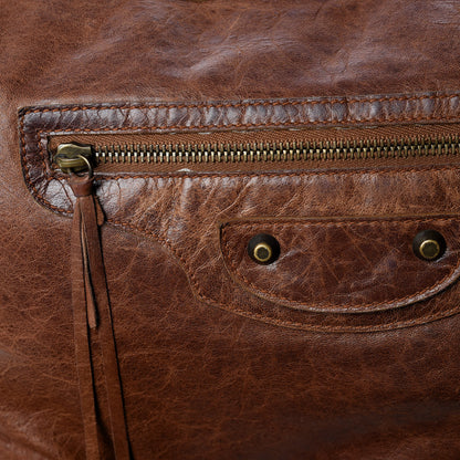 Balenciaga Agneau Classic Hardware Day Hobo Sienna 14 of 19