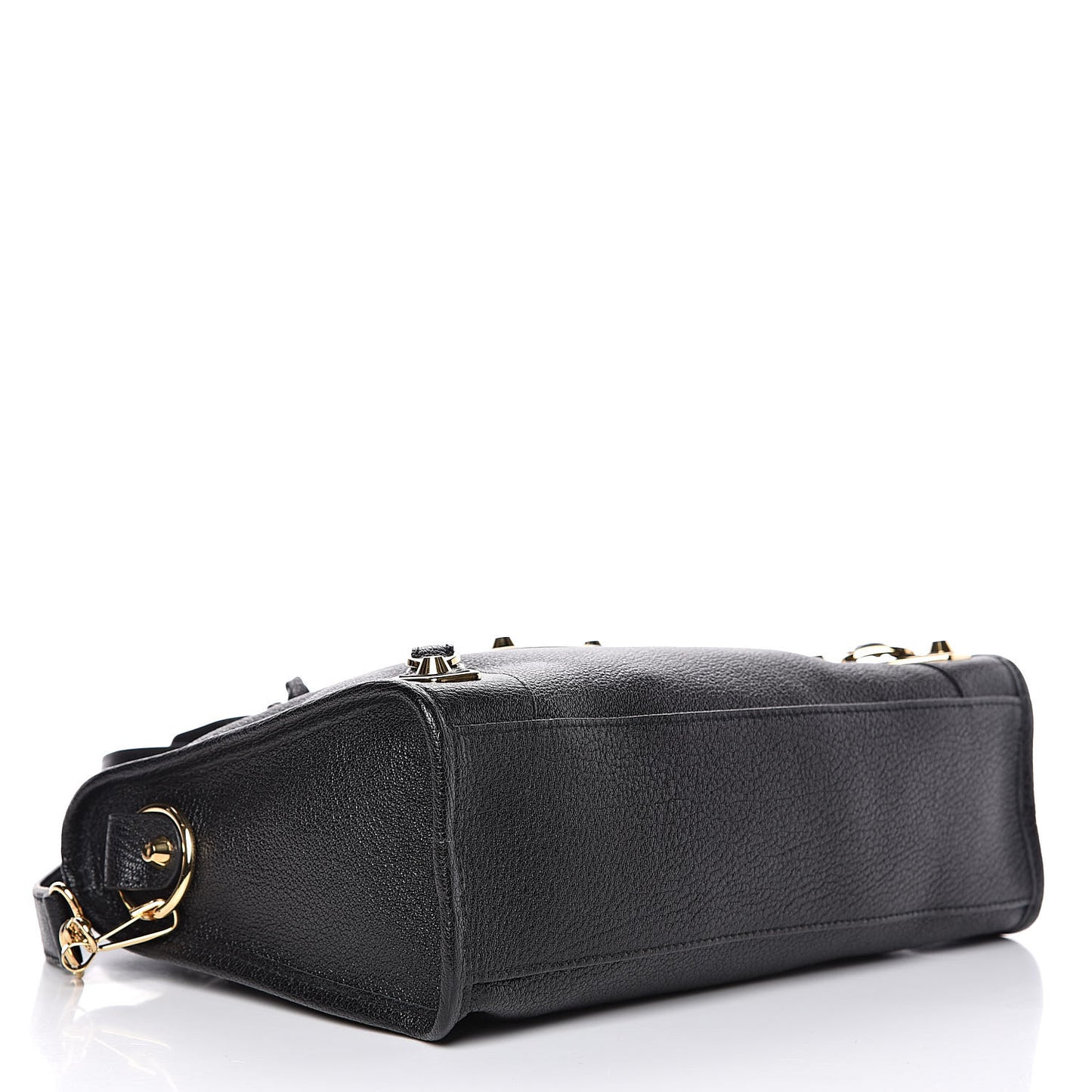 Chevre Gold Metallic Edge Hardware S City Black